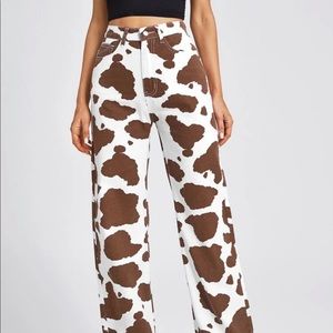 cow print pants